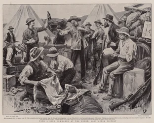 Con un commando boero al fronte, bottino dopo la vittoria